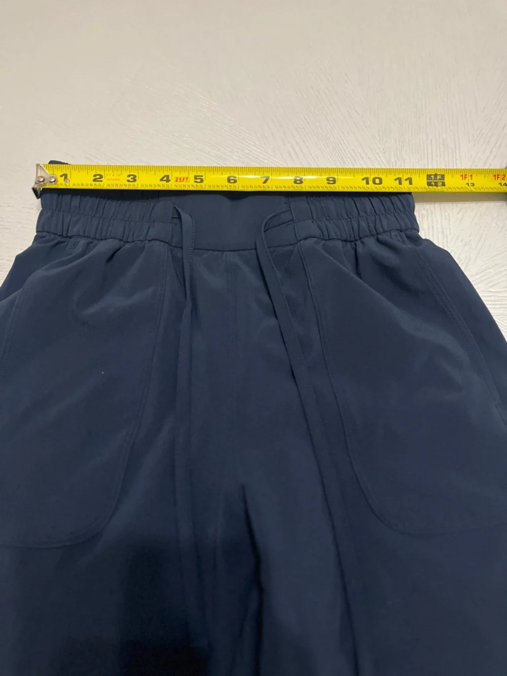 Lululemon Blue Stretch Drawstring Pants Size 2 Lounge Travel Athleisure NWOT